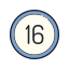 16 Circled icon