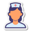 Nurse Female Skin Type 1 icon