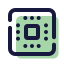 Cpu de smartphone icon