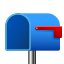 Open Mailbox With Lowered Flag icon