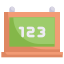 123 in board icon