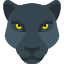 Jaguar preto icon