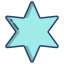 6 Point Star icon