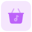 Online music store digitally stored Interface layout icon