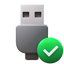 USB verbunden icon