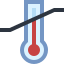 Sensível à temperatura icon