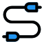 Both ways sound jack port for audio and music playback icon