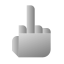 Obscene gesture icon