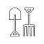 Garden Fork And Spade icon