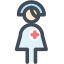 Female nurse icon