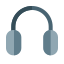 Standard quality headphones for gaming experience device icon