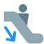 Down Escalator icon