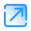 Externer Link Quadrat icon
