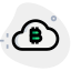 Cloud bitcoin server for mining and other static operation icon