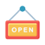 Open Sign icon