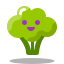 Kawaii Broccoli icon