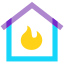 Feuerwehrstation icon