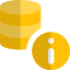 Secured network database with internal specification info icon