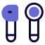 Next generation pairing technology of earphones device icon
