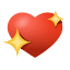 corazón brillante icon