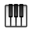 teclado musical icon