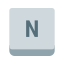 n键 icon
