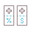 external-discount-voucher-pharmaceutical-flaticons-lineal-color-flat-icons-2 icon