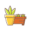 Flower Pots And Flower Beds icon