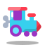 trem de brinquedo icon