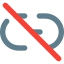 URL Disabled icon