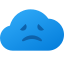 Nuage triste icon