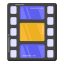 externo-Film-Strip-theater-smashingstocks-flat-smashing-stocks icon