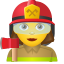 Женщина-пожарный icon