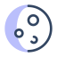 Luna crescente icon