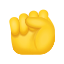 emoji del pugno alzato icon