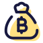 Geldbeutel Bitcoin icon