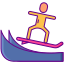 Skimboarding icon