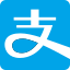 Alipay a third-party mobile and online payment platform icon