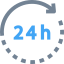 24 Hours Support icon