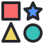 Shapes icon