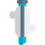 Split intake functioning device isolated on a white background icon