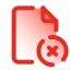Datei Löschen icon
