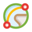 Global delivery icon