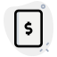 Money expenses management financial report file folder icon