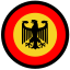 Bundestag Round Sign icon