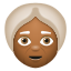 老婦人-中程度の濃い肌色 icon