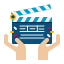 Clapperboard icon