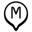 マーカー-m icon