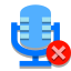 Blocca microfono icon