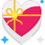 heart gift icon